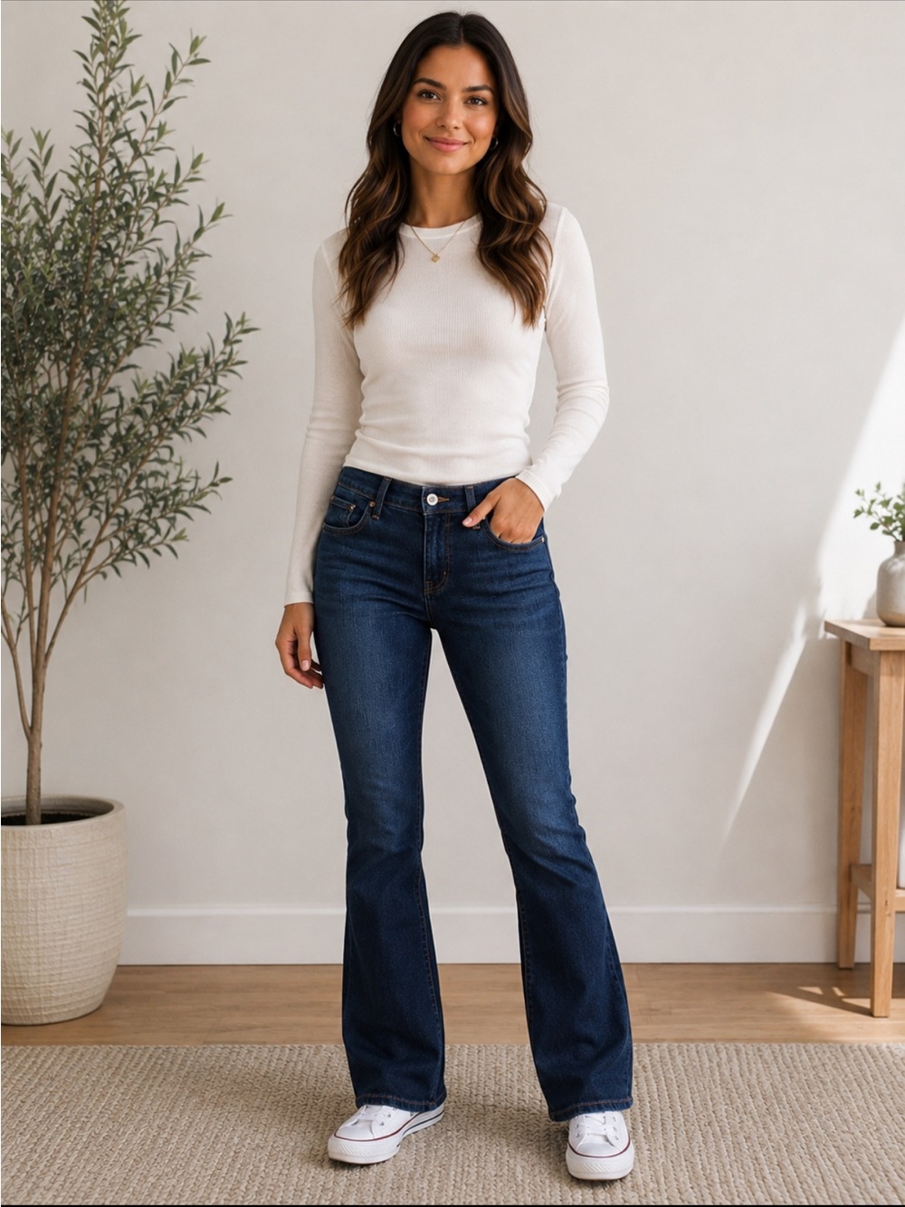 Levi’s Women's Blue bootcut Jeans size 10M like new back trouser flip pockets